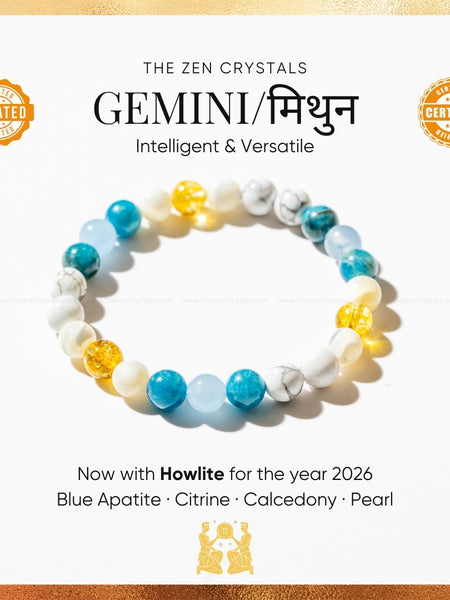 gemini zodiac bracelet | The Zen Crystals