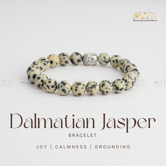 Dalmatian Jasper Bracelet | The Zen Crystals