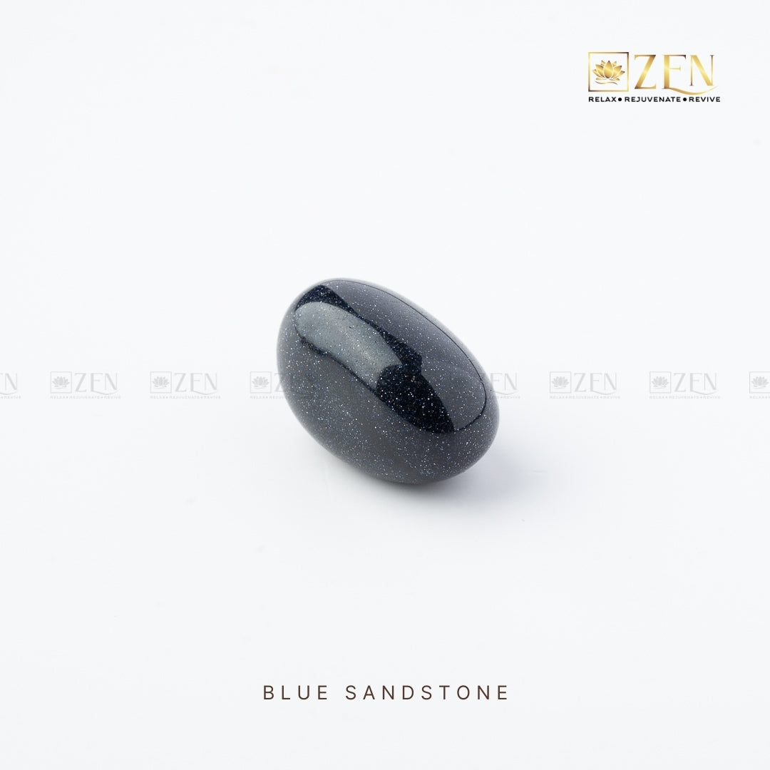 BLUE SANDSTONE TUMBLE | THE ZEN CRYSTALS