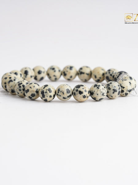 Original Dalmatian Jasper Bracelet | The Zen Crystals