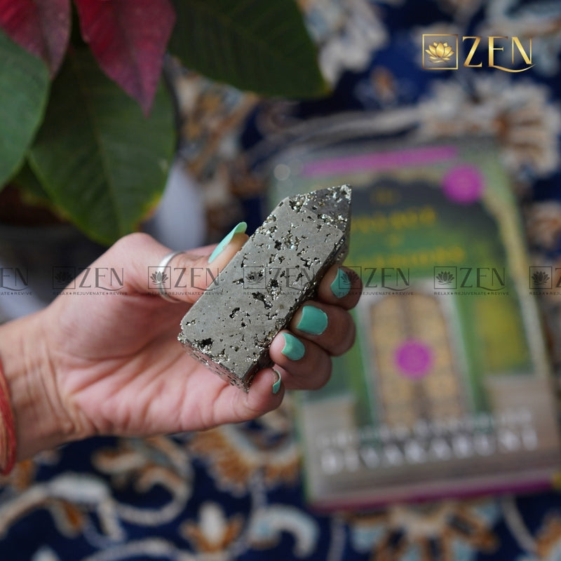 Pyrite Cluster Tower | The Zen Crystals