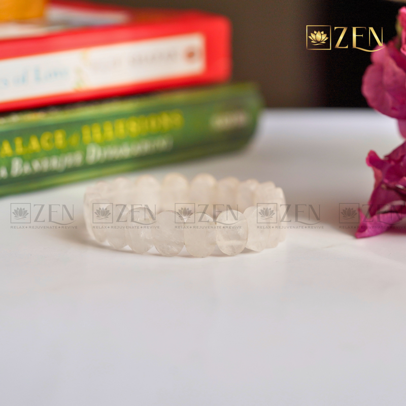 Clear Quartz Faceted Bracelet | The Zen Crystals