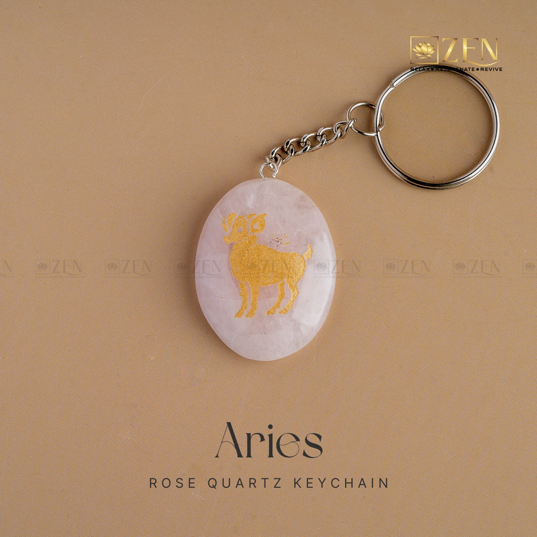 Aries Keychain | the zen crystals