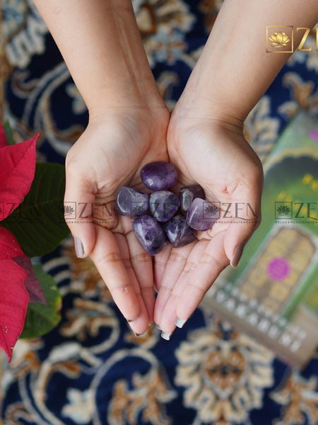 Amethyst Tumbled Stone | The Zen Crystals