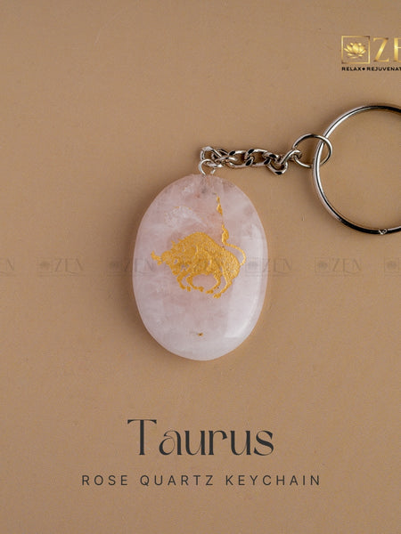Taurus Keychain | the zen crystals