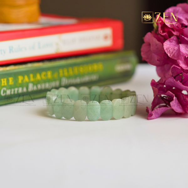 Green Aventurine Faceted Bracelet | The Zen Crystals