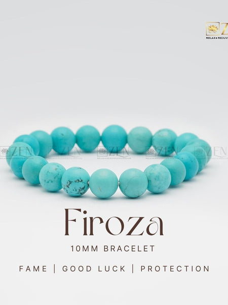 firoza 10mm bracelet | The Zen Crystals