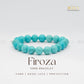 firoza 10mm bracelet | The Zen Crystals