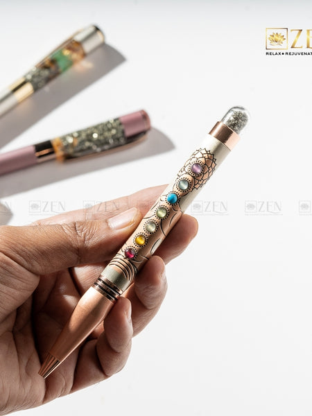 golden Pyrite ballpoint | the zen crystals