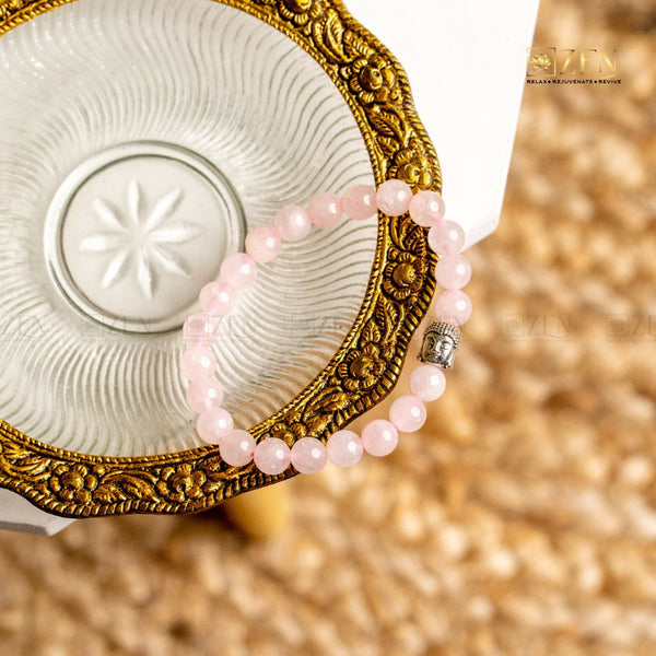 Rose Quartz Bracelet | The Zen Crystals