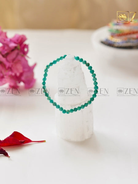 Firoza bracelet 4mm | The Zen Crystals