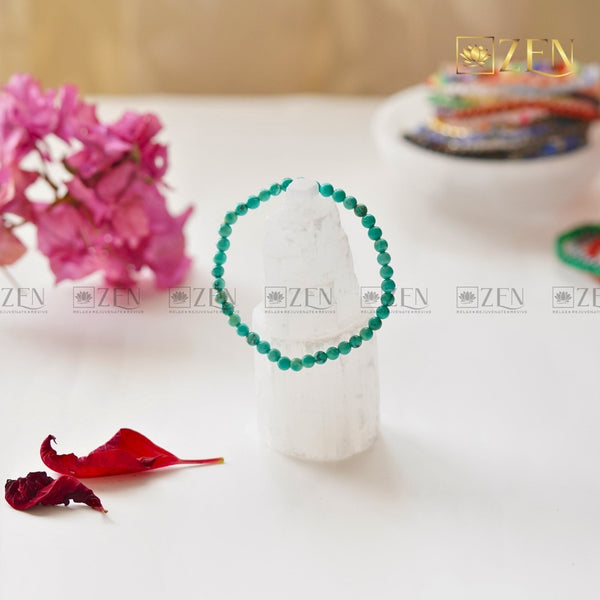 Firoza bracelet 4mm | The Zen Crystals