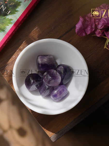 Amethyst Tumbled Stone | The Zen Crystals