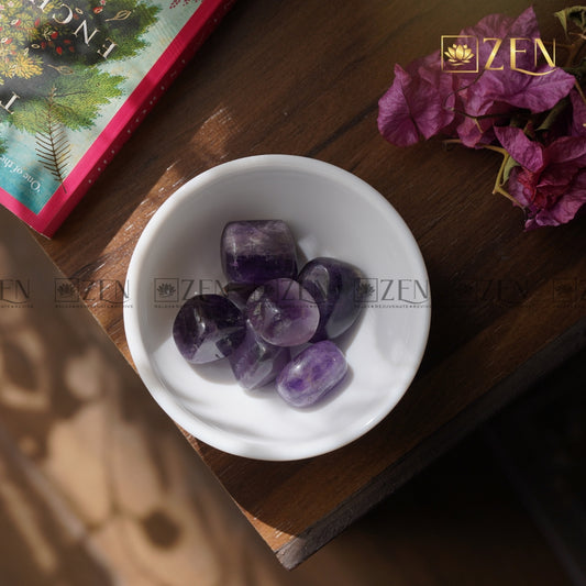 Amethyst Tumbled Stone | The Zen Crystals