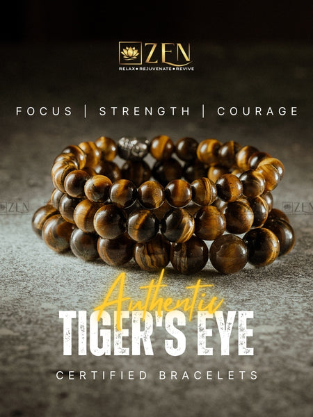 Tiger eye bracelet for men | The Zen Crystals