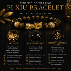Black Obsidian Pi Xiu Bracelet