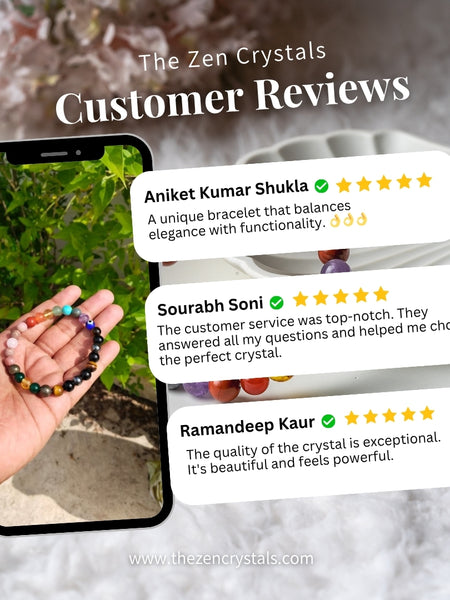 customer reviews of the zen crystals multi purpose bracelet