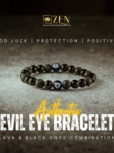 Evil Eye Bracelet for Men | The Zen Crystals