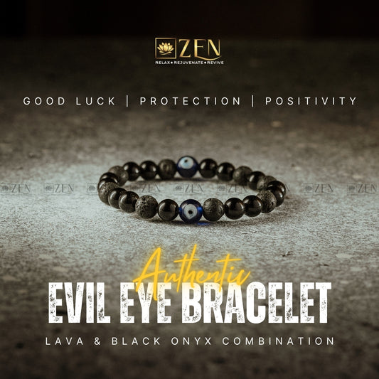Evil Eye Bracelet for Men | The Zen Crystals