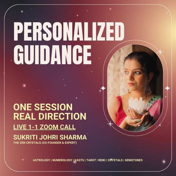 Consultation with Sukriti Johri Sharma the zen crystals