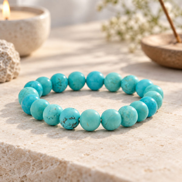 firoza bracelet 10mm | the zen crystals