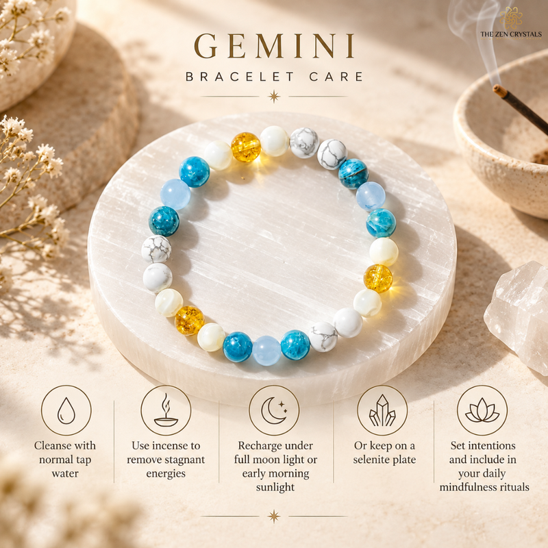 Gemini Zodiac Bracelet (मिथुन राशि)