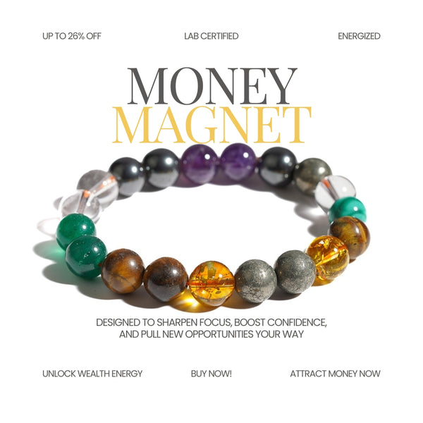 the zen crystals money magnet bracelet
