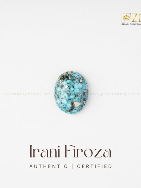 ceritified 9-10 carat firoza | the zen crystals