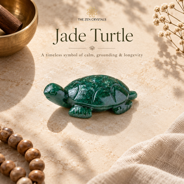 Jade Turtle By The Zen Crystals