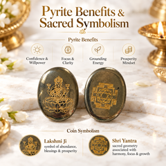 benefits of Dhan Laxmi Pyrite Coin by the zen crystals