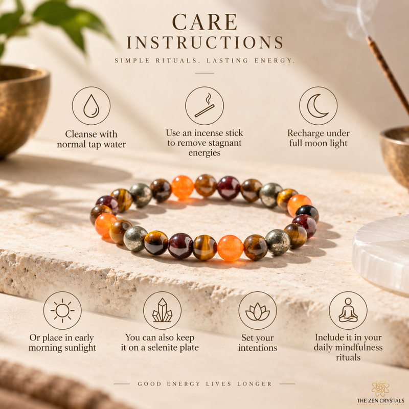 how to recharge leo zodiac bracelet