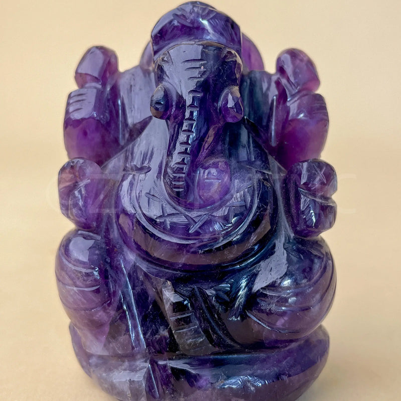 Lord Ganesh - Amethyst The Zen Crystals