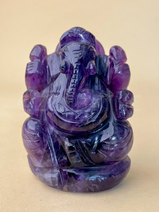 Lord Ganesh - Amethyst The Zen Crystals