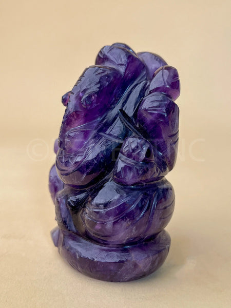 Lord Ganesh - Amethyst The Zen Crystals