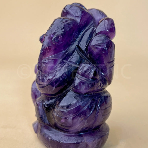 Lord Ganesh - Amethyst The Zen Crystals