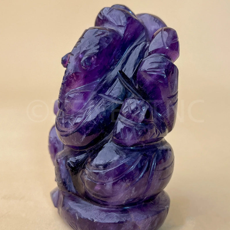Lord Ganesh - Amethyst The Zen Crystals