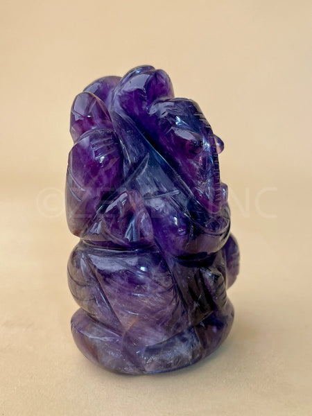 Lord Ganesh - Amethyst The Zen Crystals