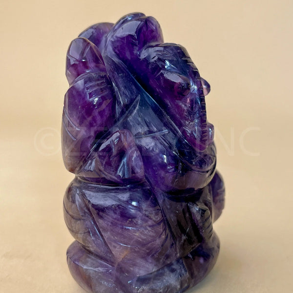 Lord Ganesh - Amethyst The Zen Crystals