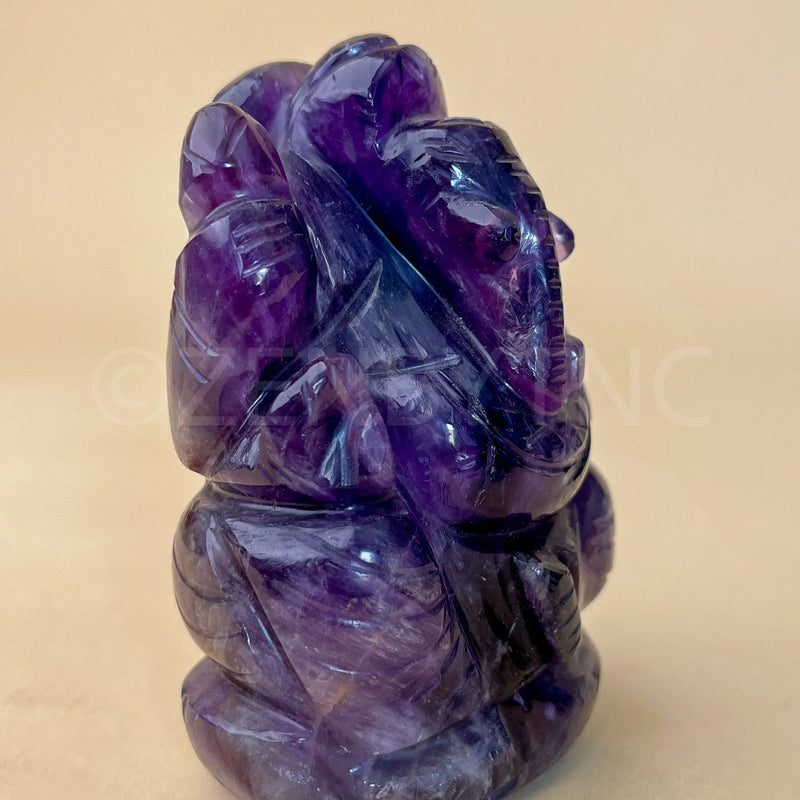 Lord Ganesh - Amethyst The Zen Crystals