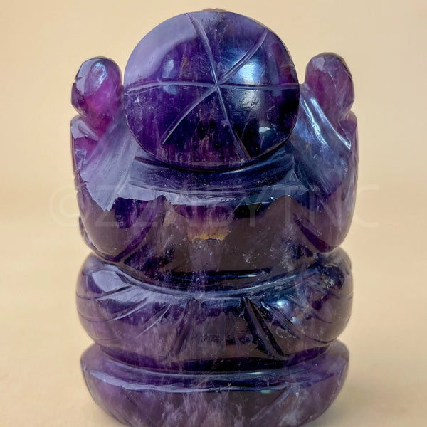 Lord Ganesh - Amethyst The Zen Crystals