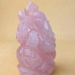 Lord Ganesha - Rose Quartz The Zen Crystals