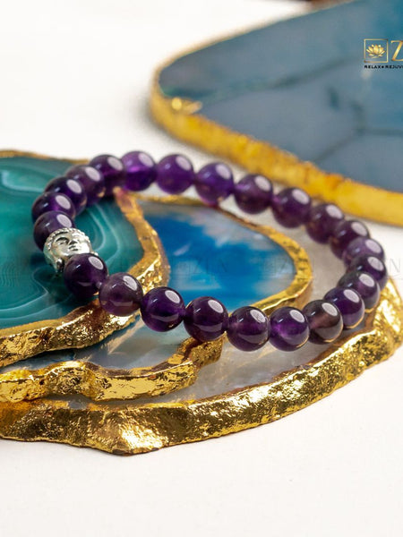 Zen Amethyst Bracelet For Wisdom