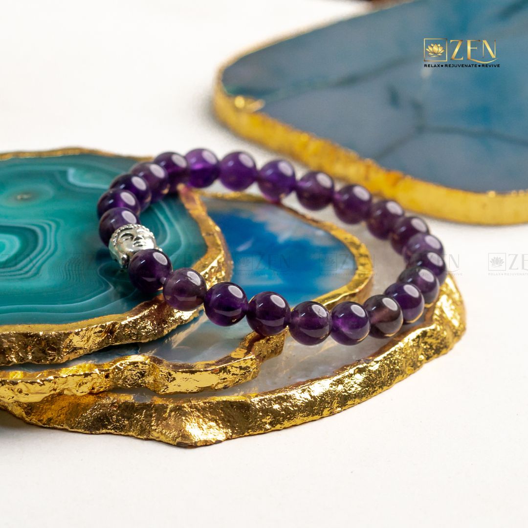 Zen Amethyst Bracelet For Wisdom