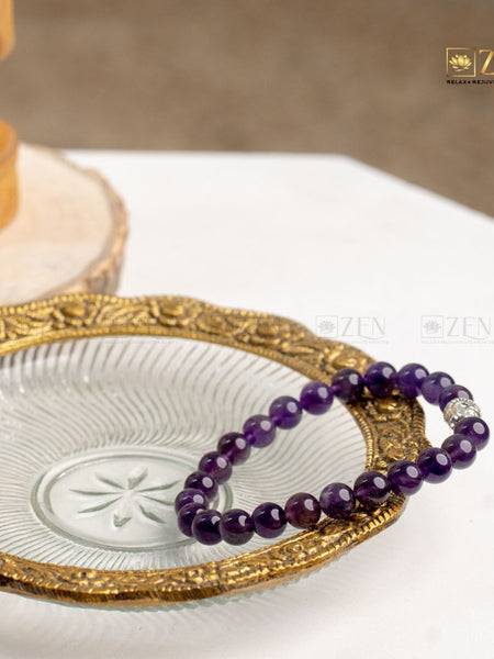 Zen Amethyst Bracelet For Wisdom