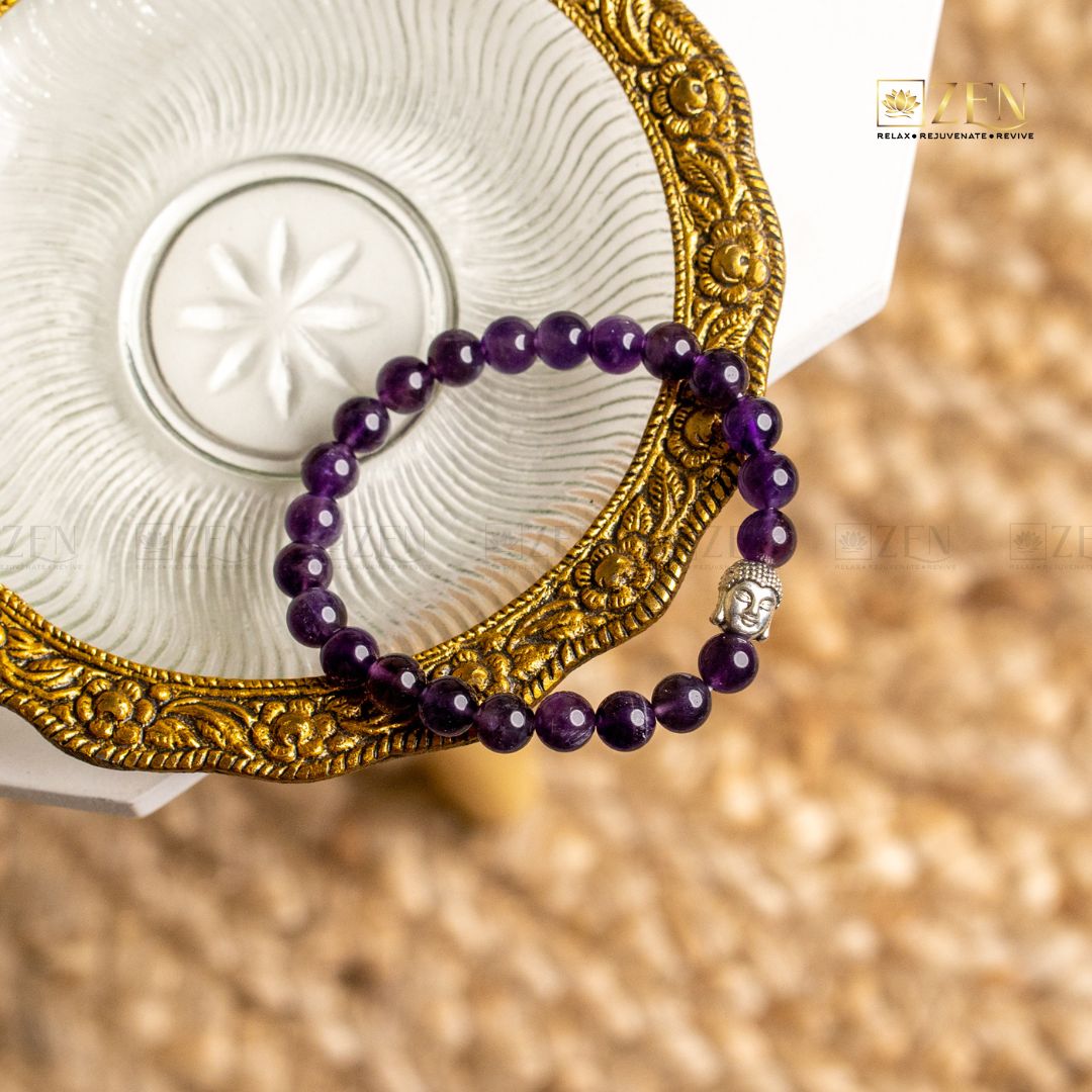 Zen Amethyst Bracelet For Wisdom