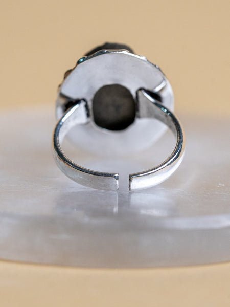 The Zen Crystals Pyrite Ring For Men & Women