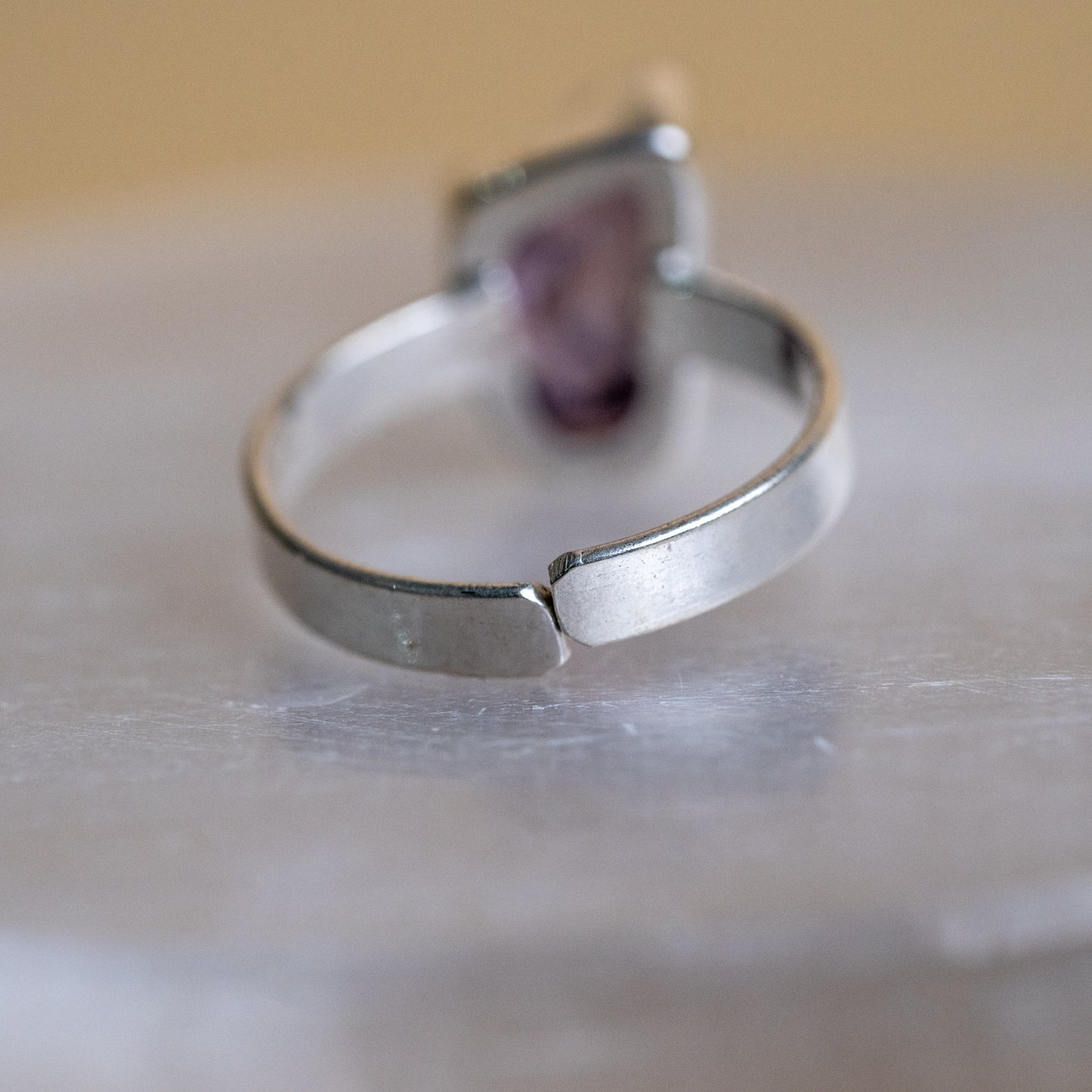 The Zen Crystals Amethyst Ring For Men & Women