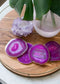 Natural Agate Stone Coasters (Pack of 4) The Zen Crystals