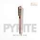 pyrite metallic pink ball point pen