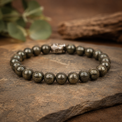pyrite 8mm bracelet